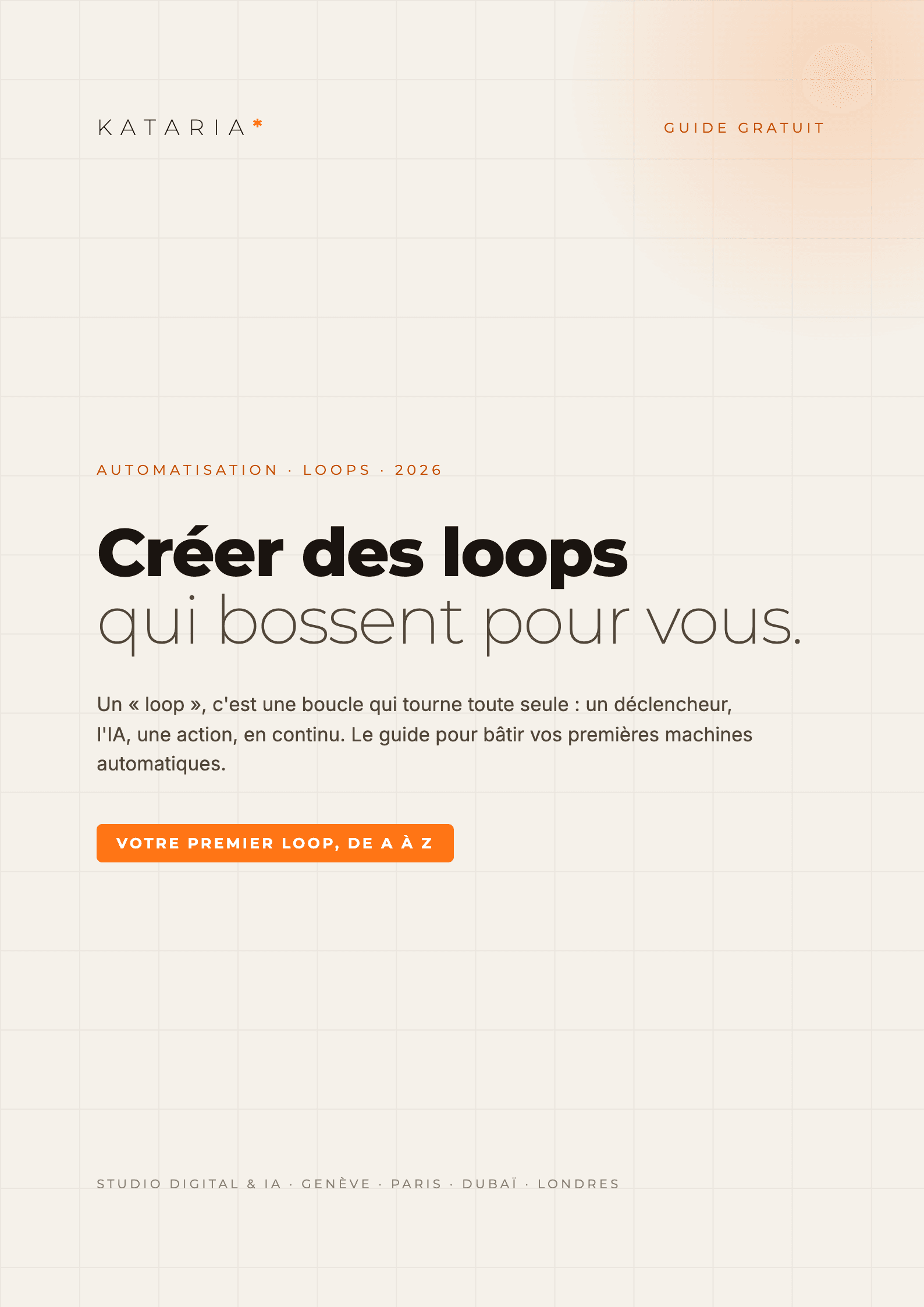 Couverture du guide Créer des loops qui bossent pour vous